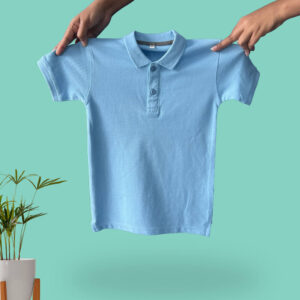 Blended cotton Kids polo t shirt