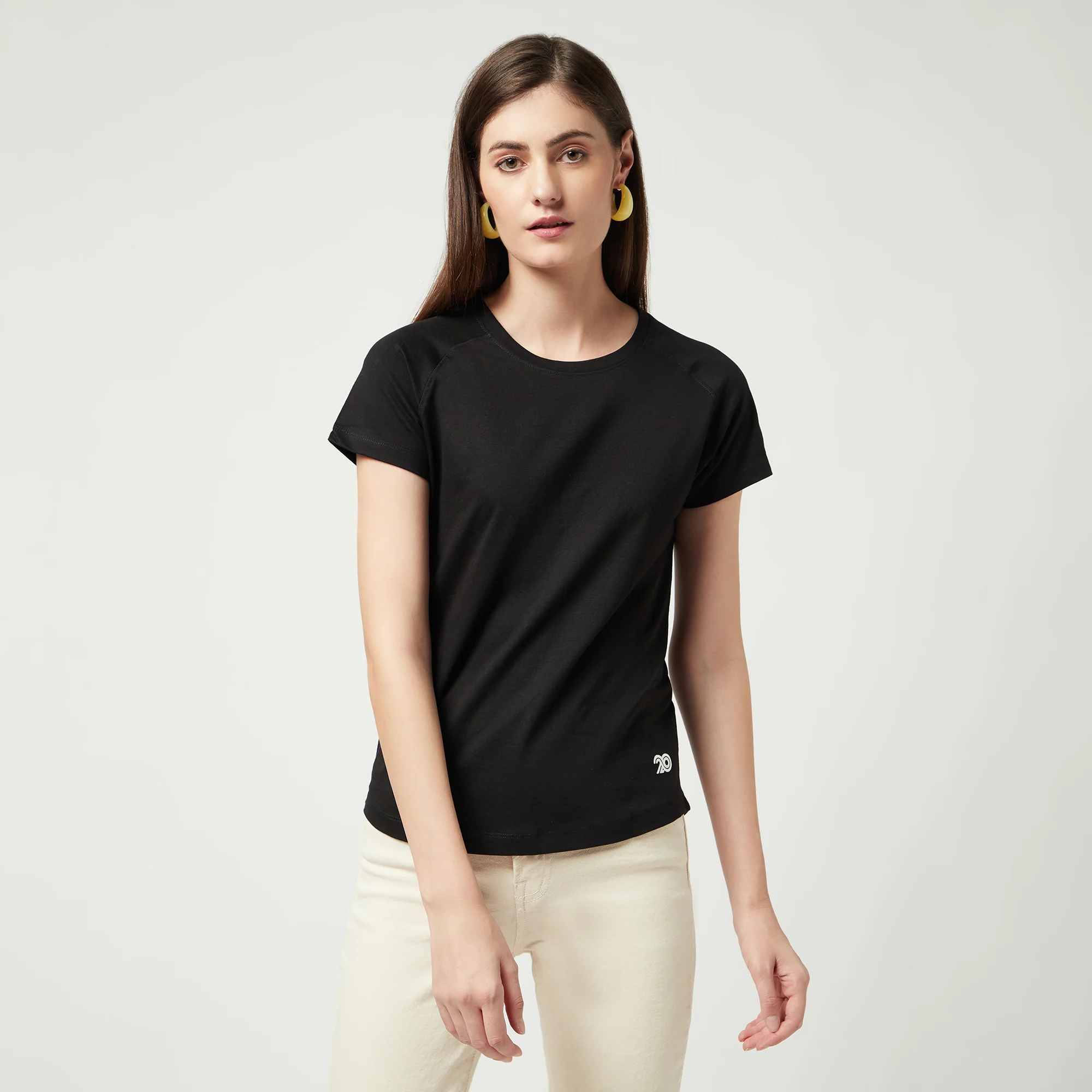 100 % Cotton BASIC CREW NECK T shirt