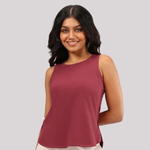 100 % Cotton Women Sleeve less Tops