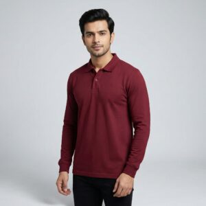Men’s Full Sleeve Polo T-Shirt