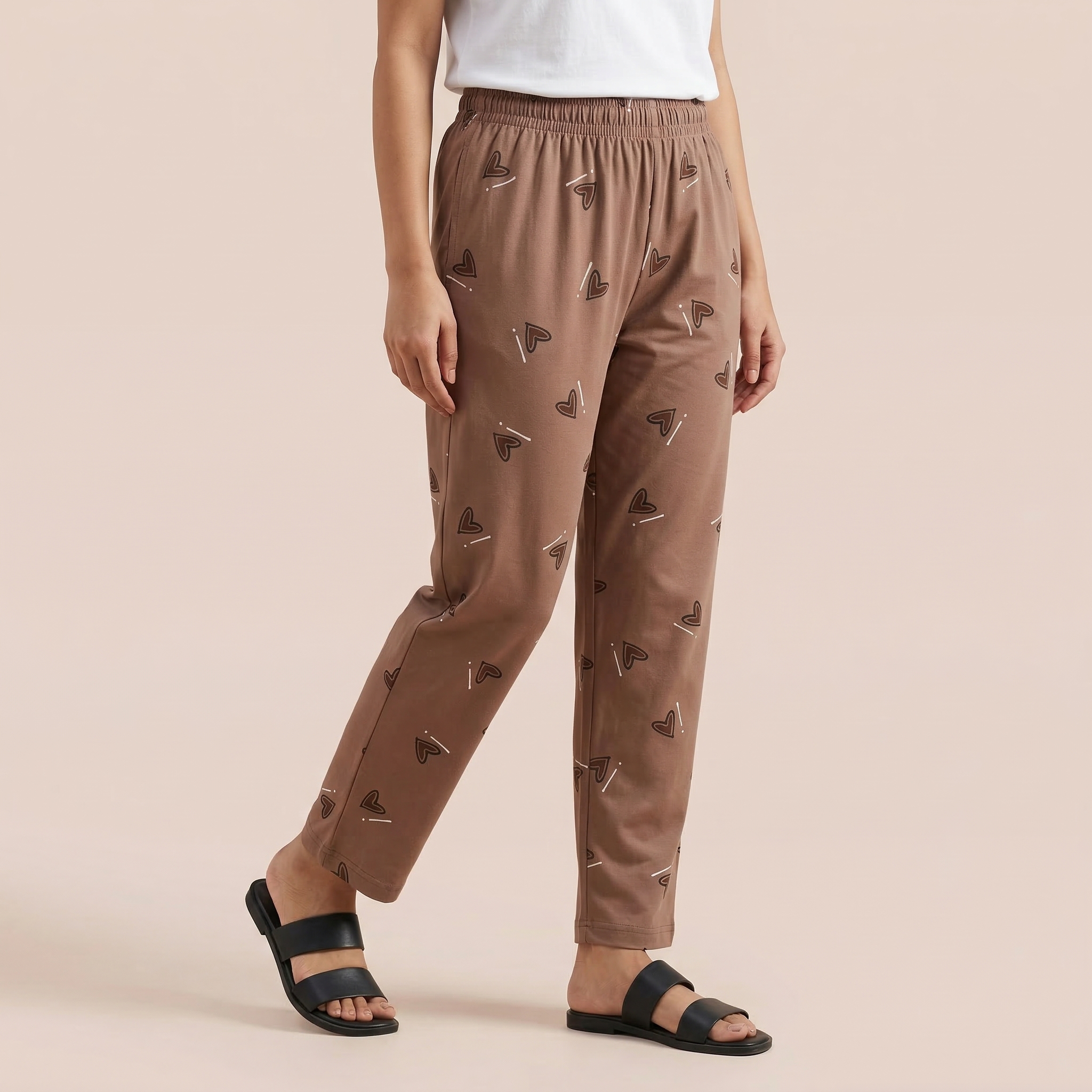 100 % Cotton Relaxed fit Printed Pyjama with Pockets