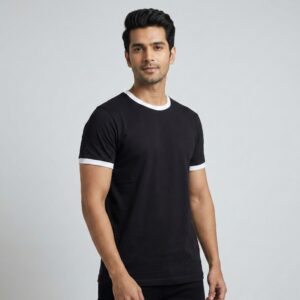 Men’s Crew Neck Ringer T-Shirt