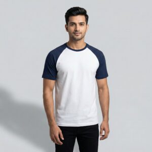 Men’s Crew Neck Raglan Sleeve T-Shirt