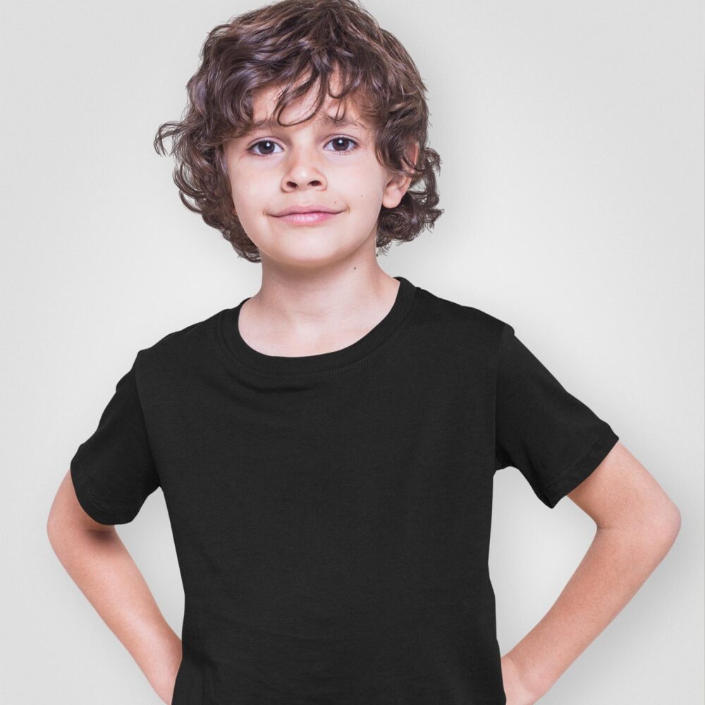 100 % cotton Kids Crew Neck T shirt
